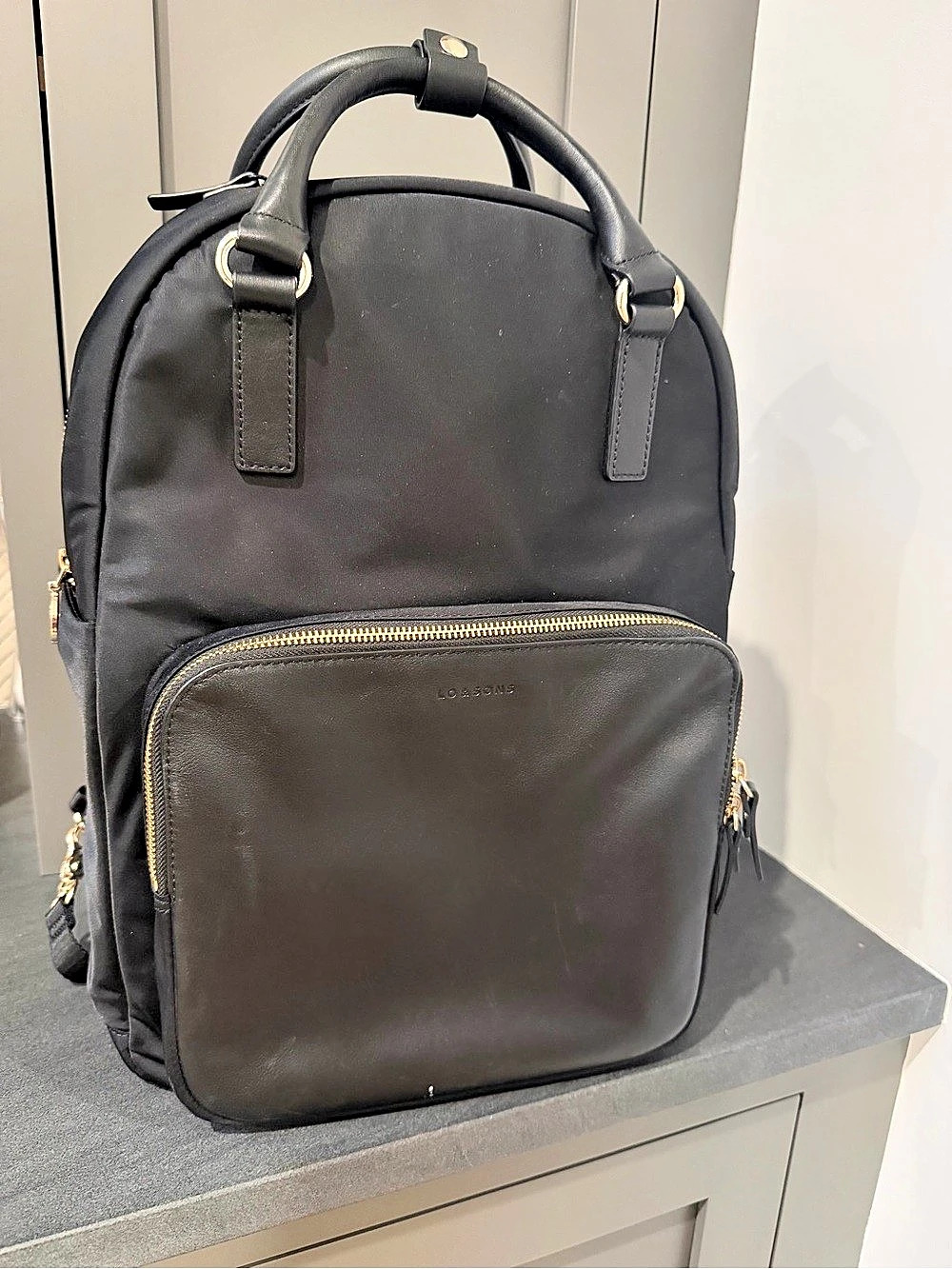 Lo & Sons The Rowledge Black Backpack